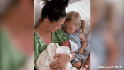 Jade Roper and Daughter Emerson Avery With Newborn Son