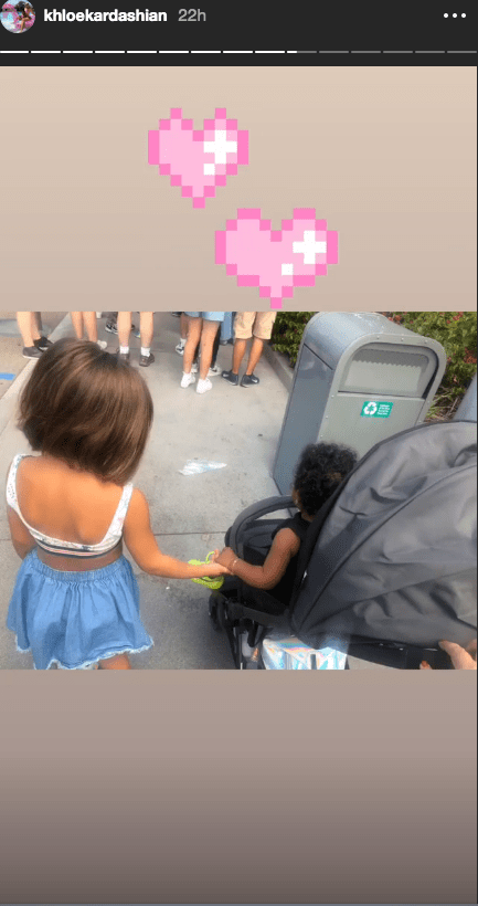 Penelope Disick and True Thompson