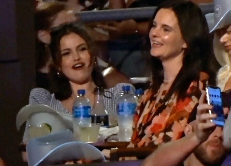 Selena Gomez smiling at a Kacey Musgraves concert