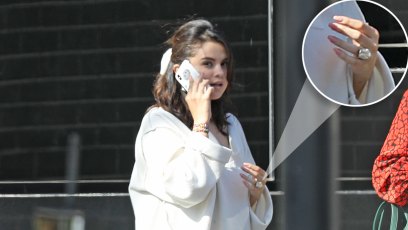 Selena Gomez ring engagement finger