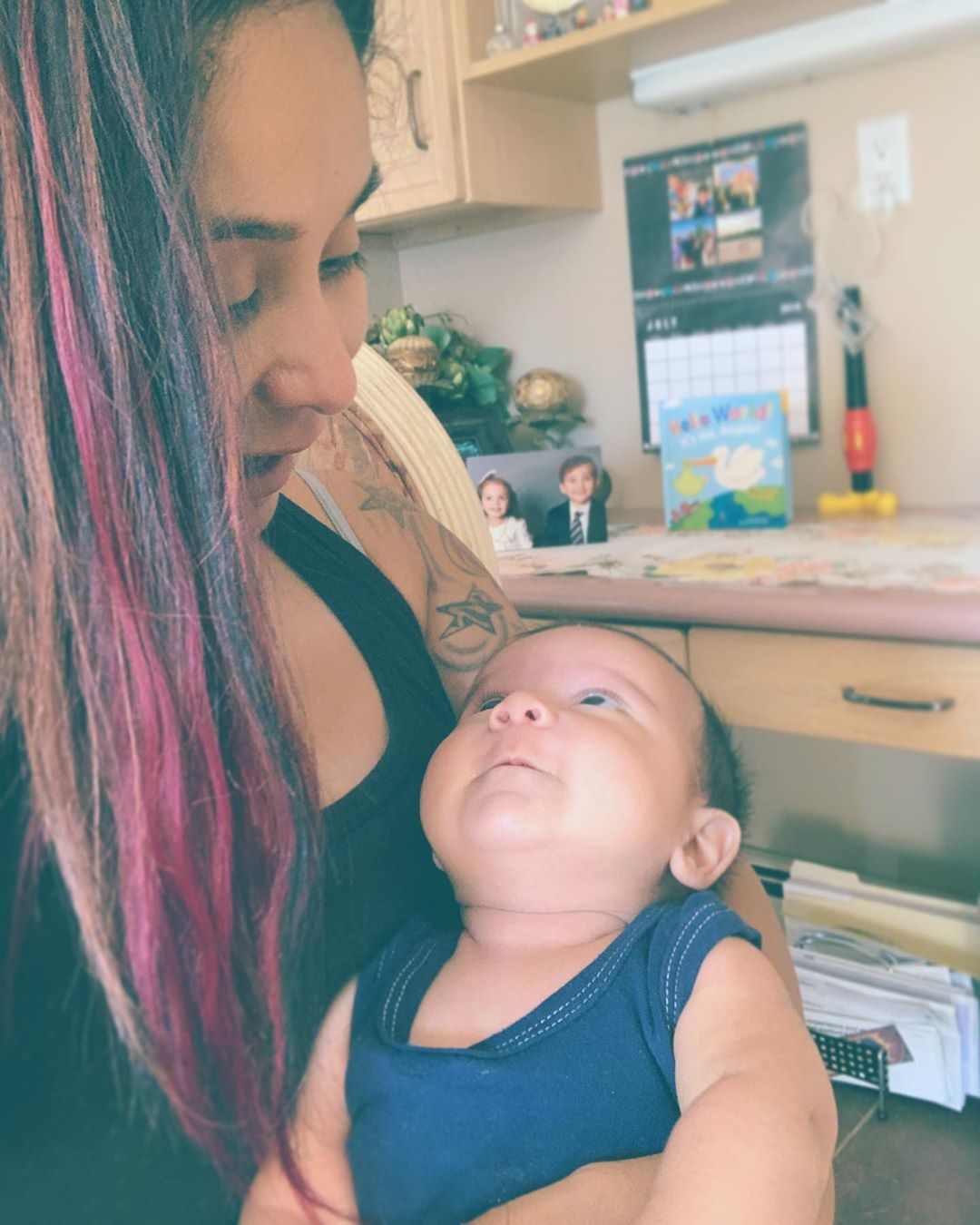 Nicole Snooki Polizzi's youngest son Angelo