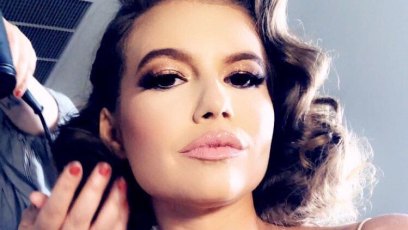 Chanel West Coast Brown Curly Hair for Anchors Music Video