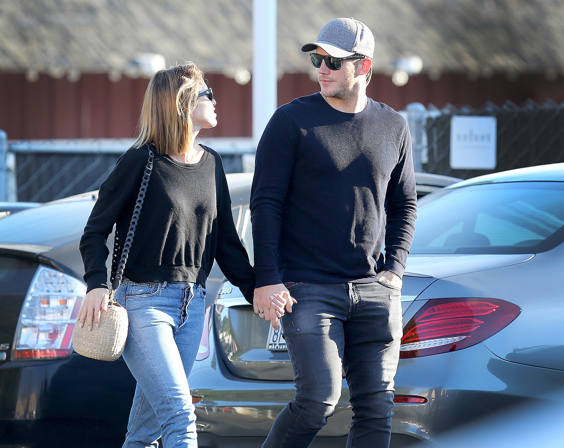 Chris Pratt and Katherine Schwarzenegger Giggle and Hold Hands