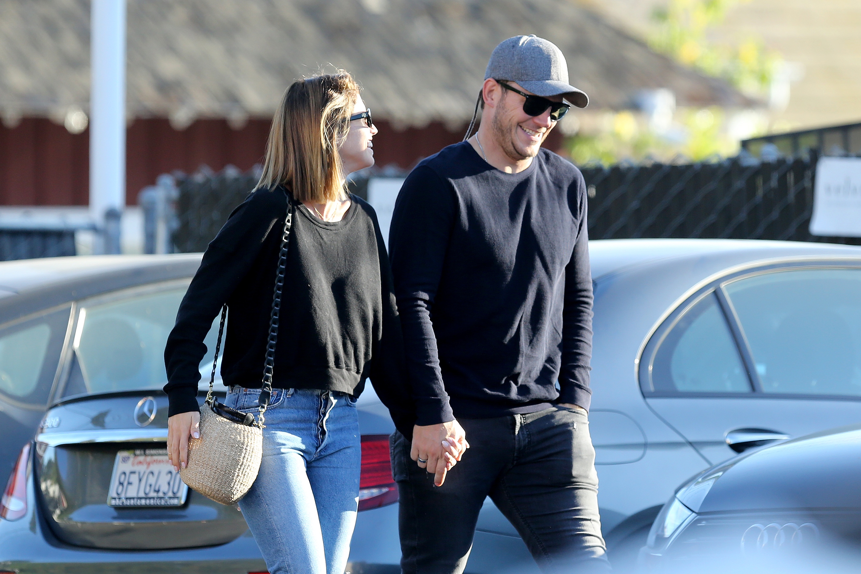 Chris Pratt and Katherine Schwarzenegger Giggle and Hold Hands