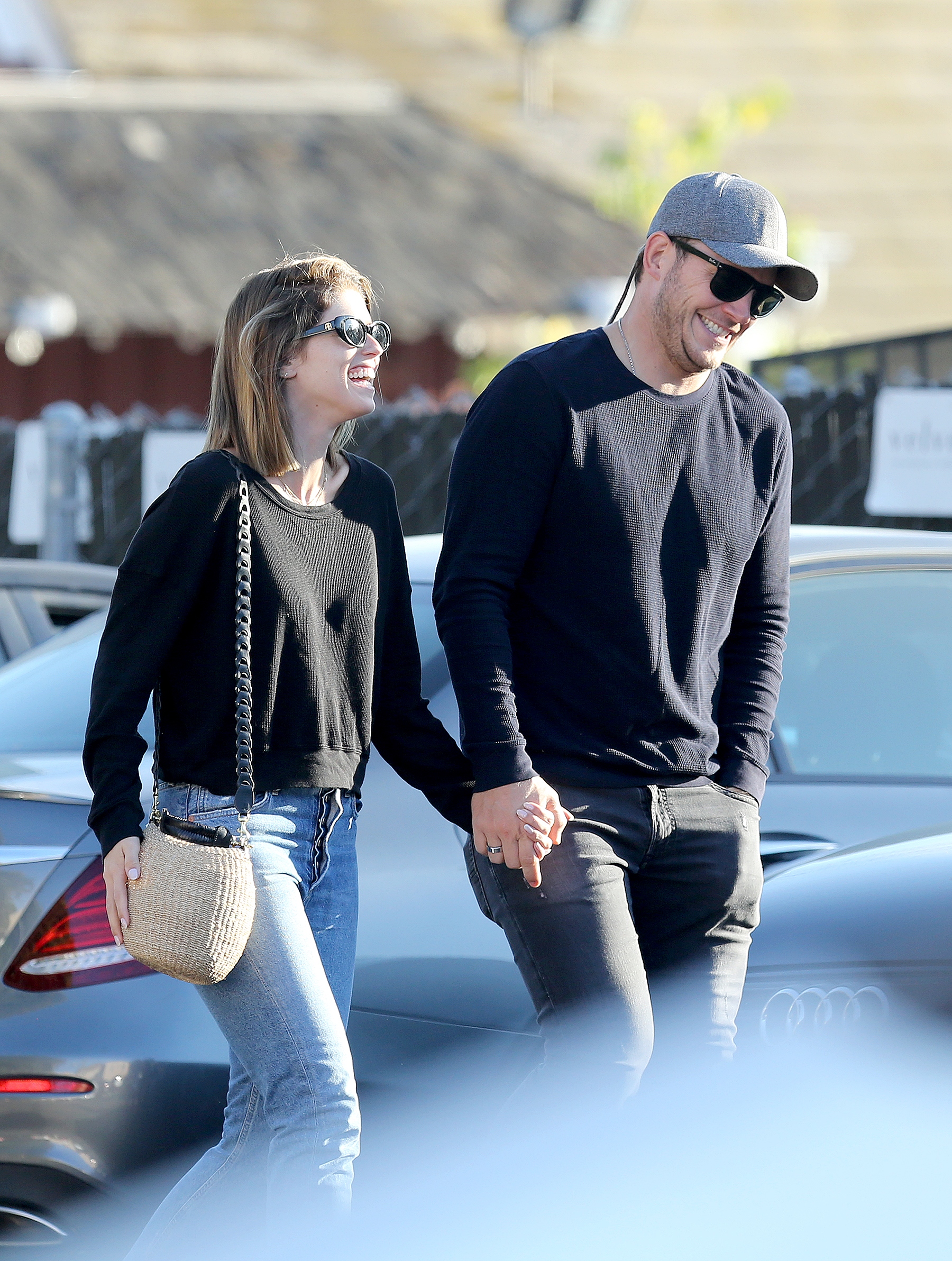 Chris Pratt and Katherine Schwarzenegger Giggle and Hold Hands