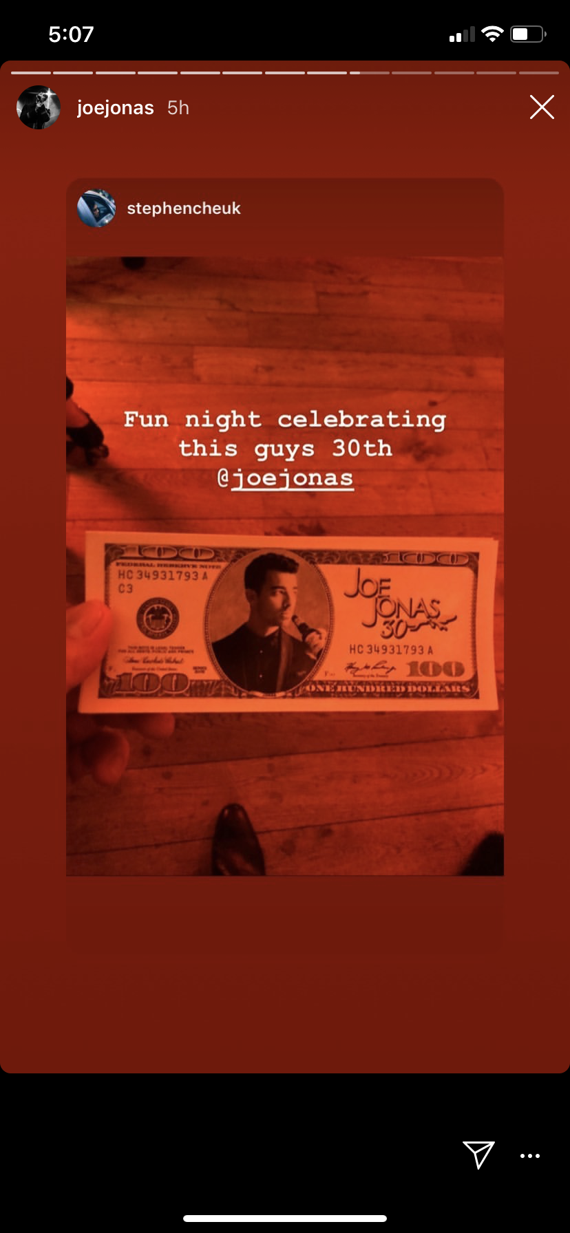 Joe Jonas 30th Birthday Party