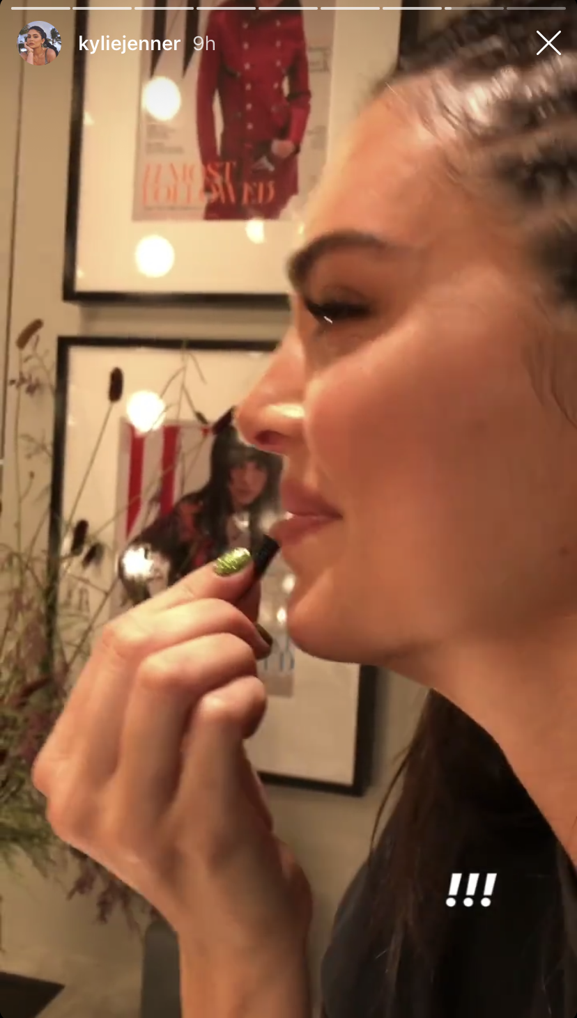 Kendall Jenner and Her Lip Pencil