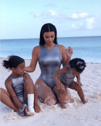 Kim Kardashian, Chicago West and North West