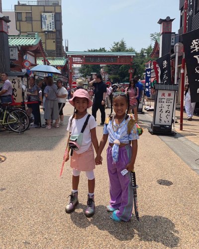 North West and Ryan Romulus Japan Vacation With Kim Kardashian and Kanye West
