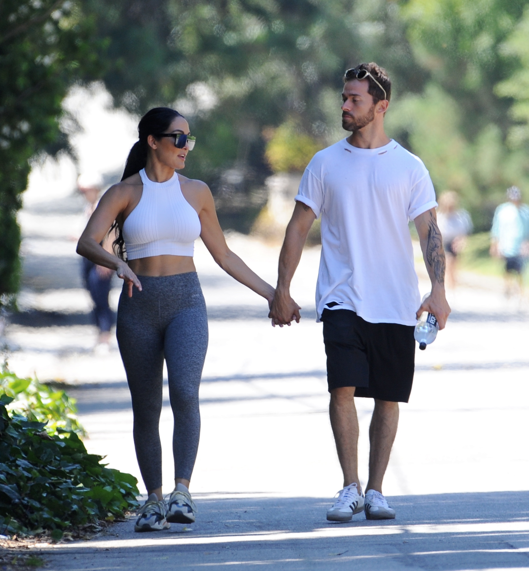 Nikki Bella and Artem Chigvintsev on a Hike