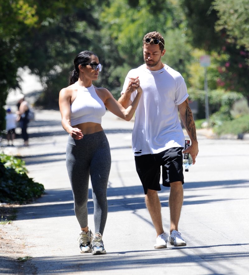 Nikki Bella and Artem Chigvintsev on a Hike