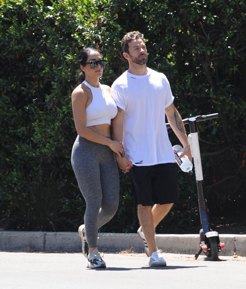 Nikki Bella and Artem Chigvintsev on a Hike