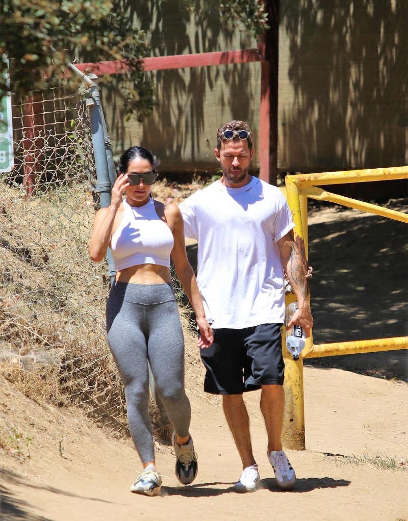 Nikki Bella and Artem Chigvintsev on a Hike