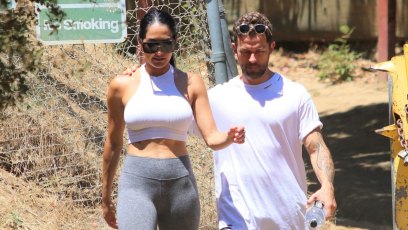 Nikki Bella and Artem Chigvintsev on a Hike