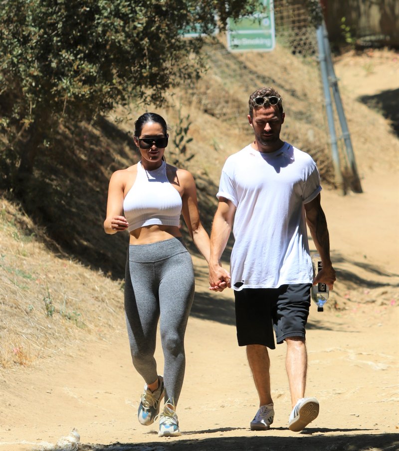 Nikki Bella and Artem Chigvintsev on a Hike