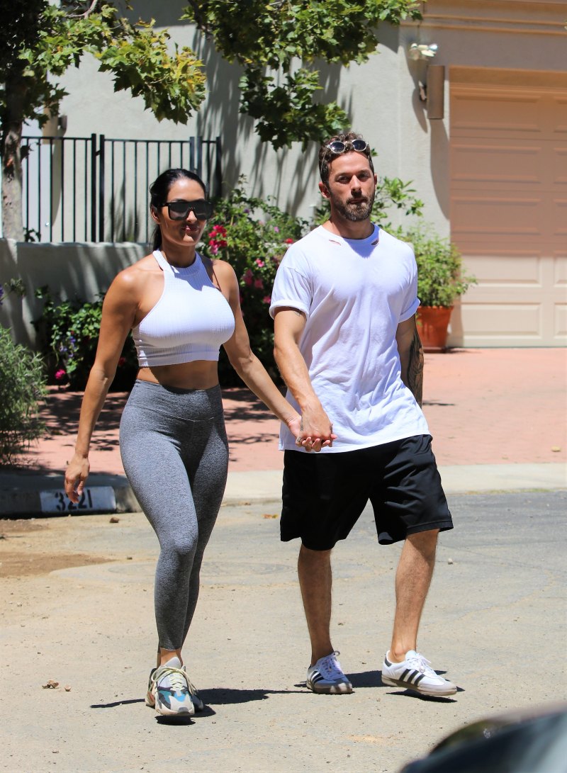 Nikki Bella and Artem Chigvintsev on a Hike