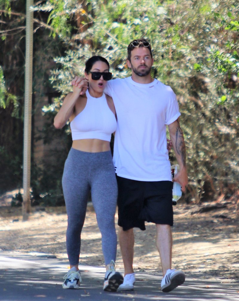 Nikki Bella and Artem Chigvintsev on a Hike
