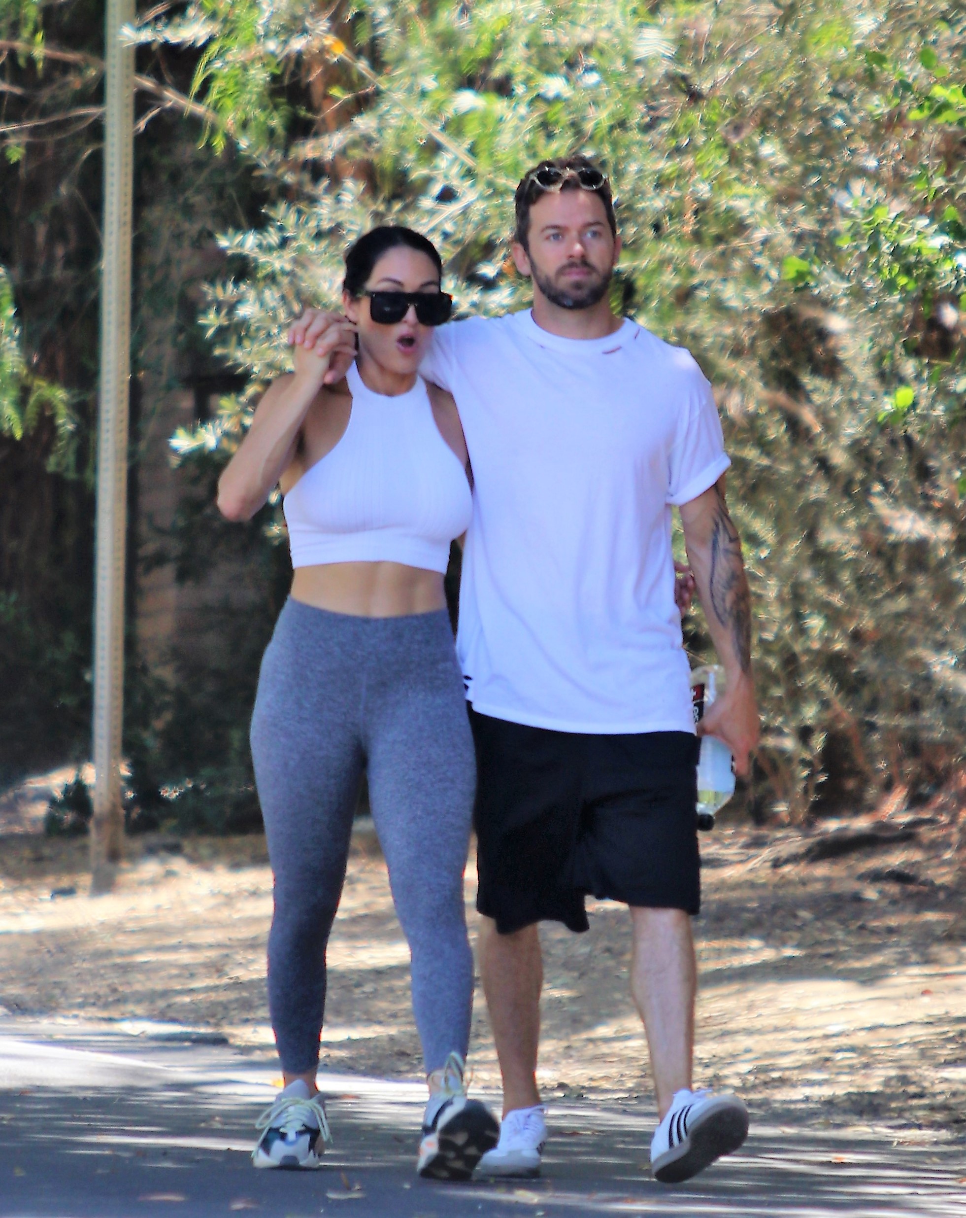 Nikki Bella and Artem Chigvintsev on a Hike