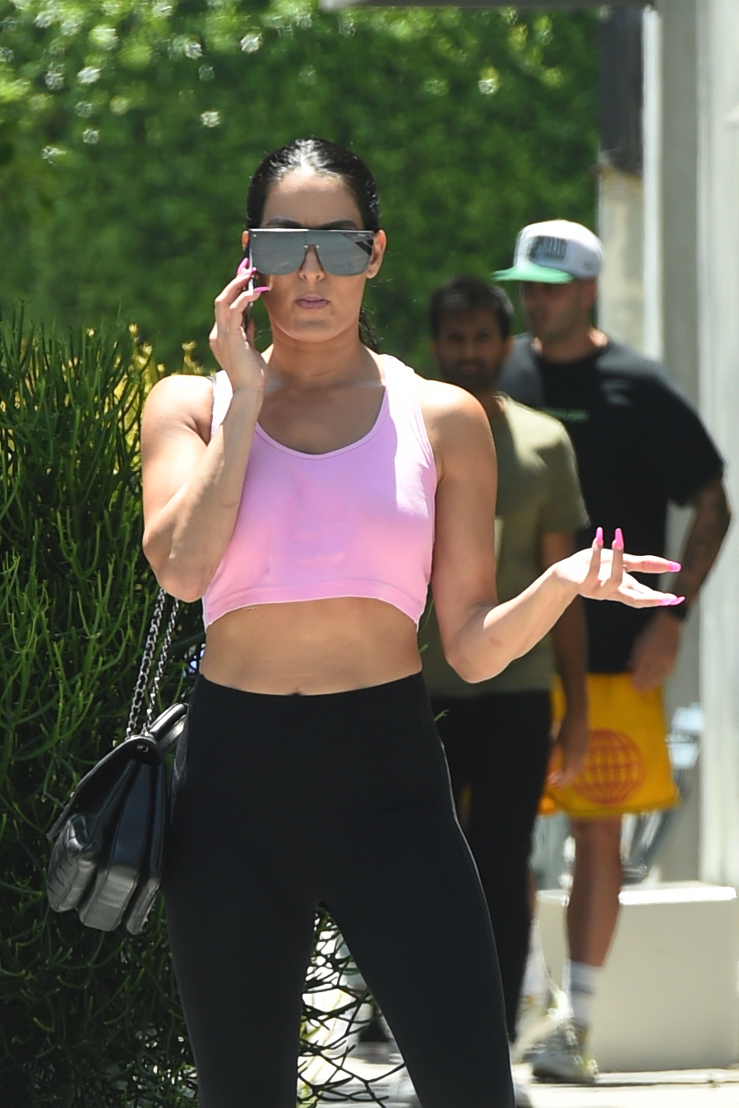Nikki Bella Looks Super Fit on a Pre-Gym Stroll in Los Angeles