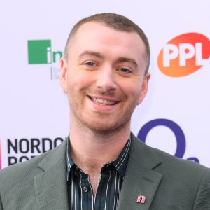 Sam Smith Smiling in a Green Suit Heartfelt Instagram Message I am Enough