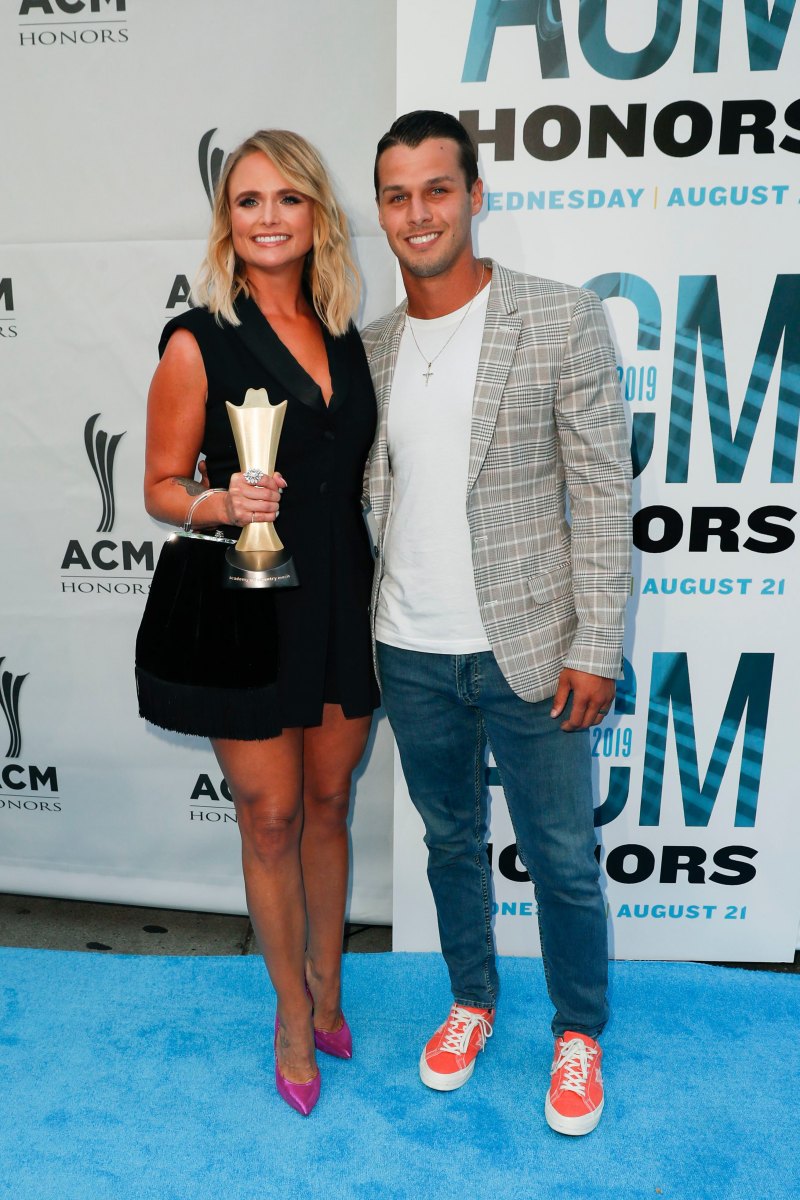 husband Brendan McLoughlin. Miranda Lambert red carpet acm honors