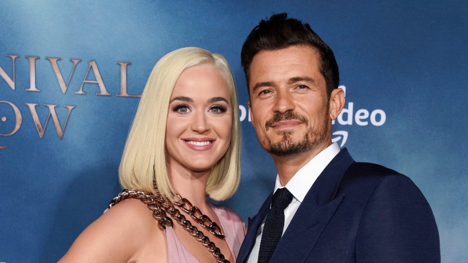 Orlando Bloom Katy Perry Carnival Row Red Carpet Engaged Relationship Love Notes