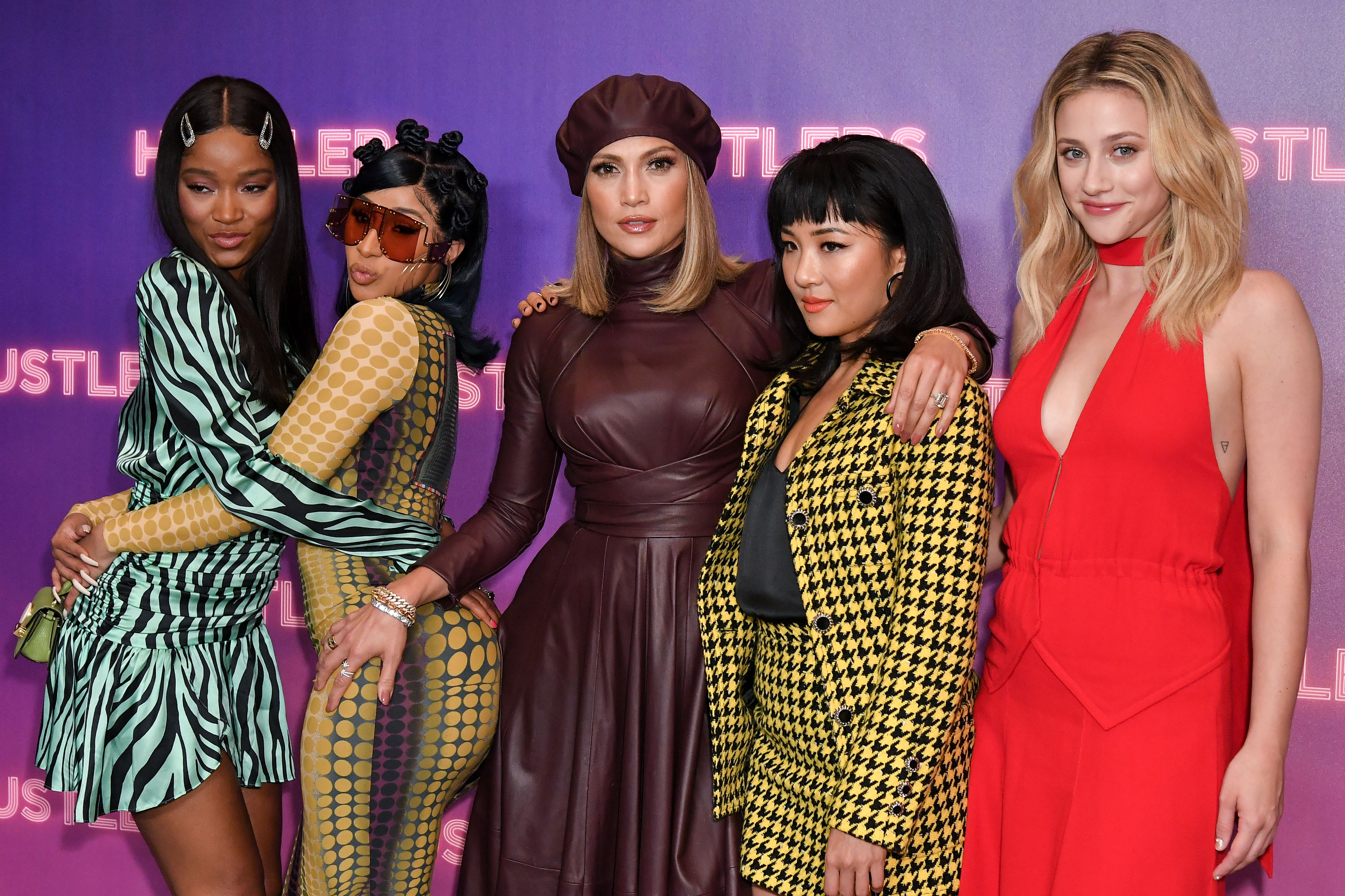 Keke Palmer, Cardi B, Jennifer Lopez, Constance Wu and Lili Reinhart Hustlers Premiere