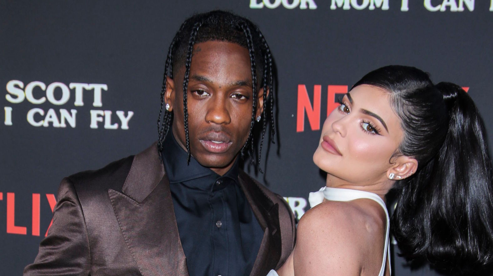 Kylie Jenner & Travis Scott Pose for First Photo Since Stormi's Birth