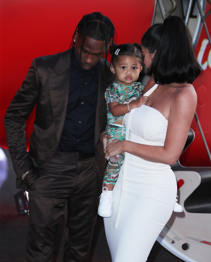 Travis Scott Stormi Webster and Kylie Jenner Red Carpet