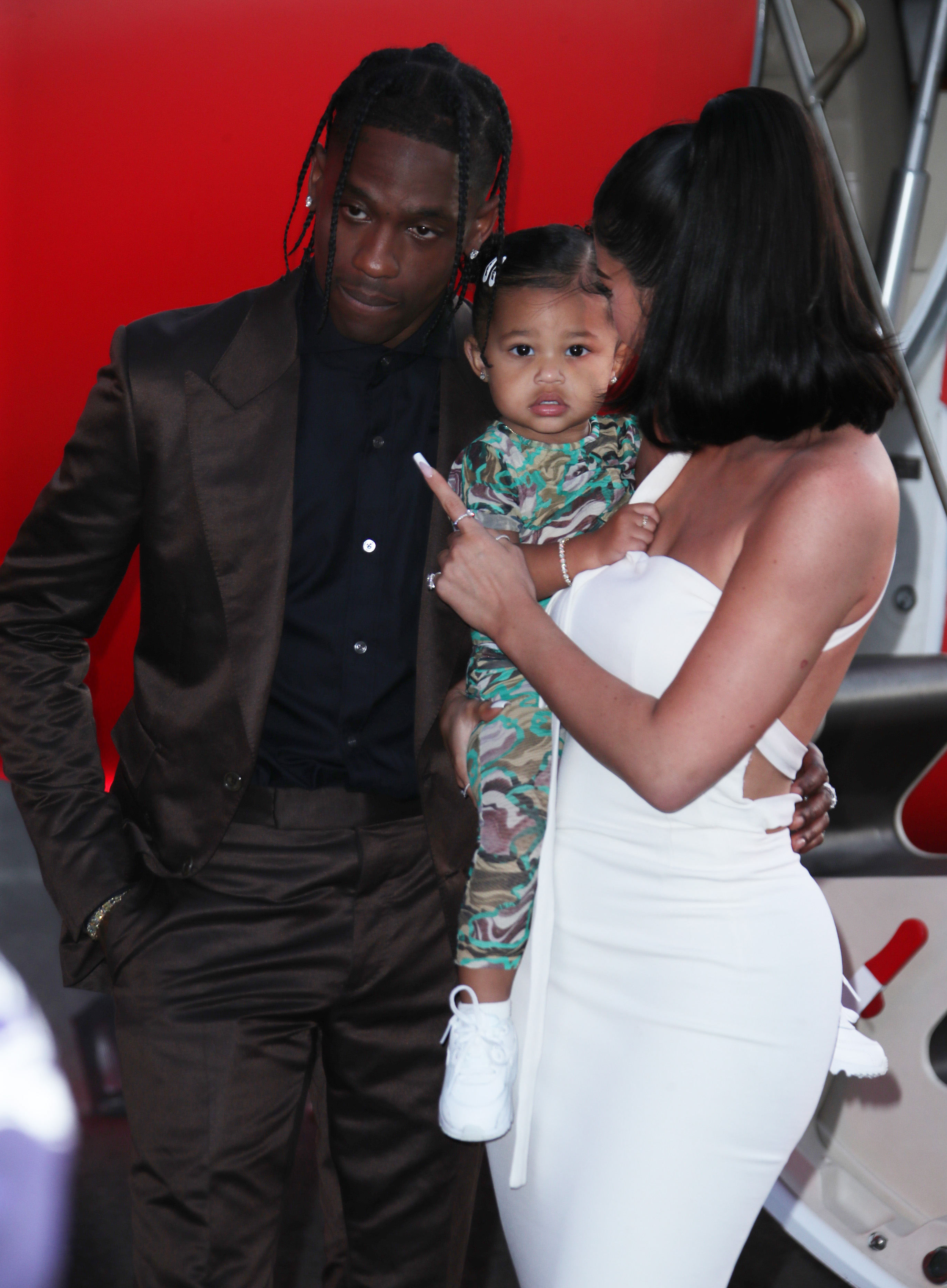 Travis Scott Stormi Webster Kylie Jenner 'Look Mom I Can Fly' Premiere