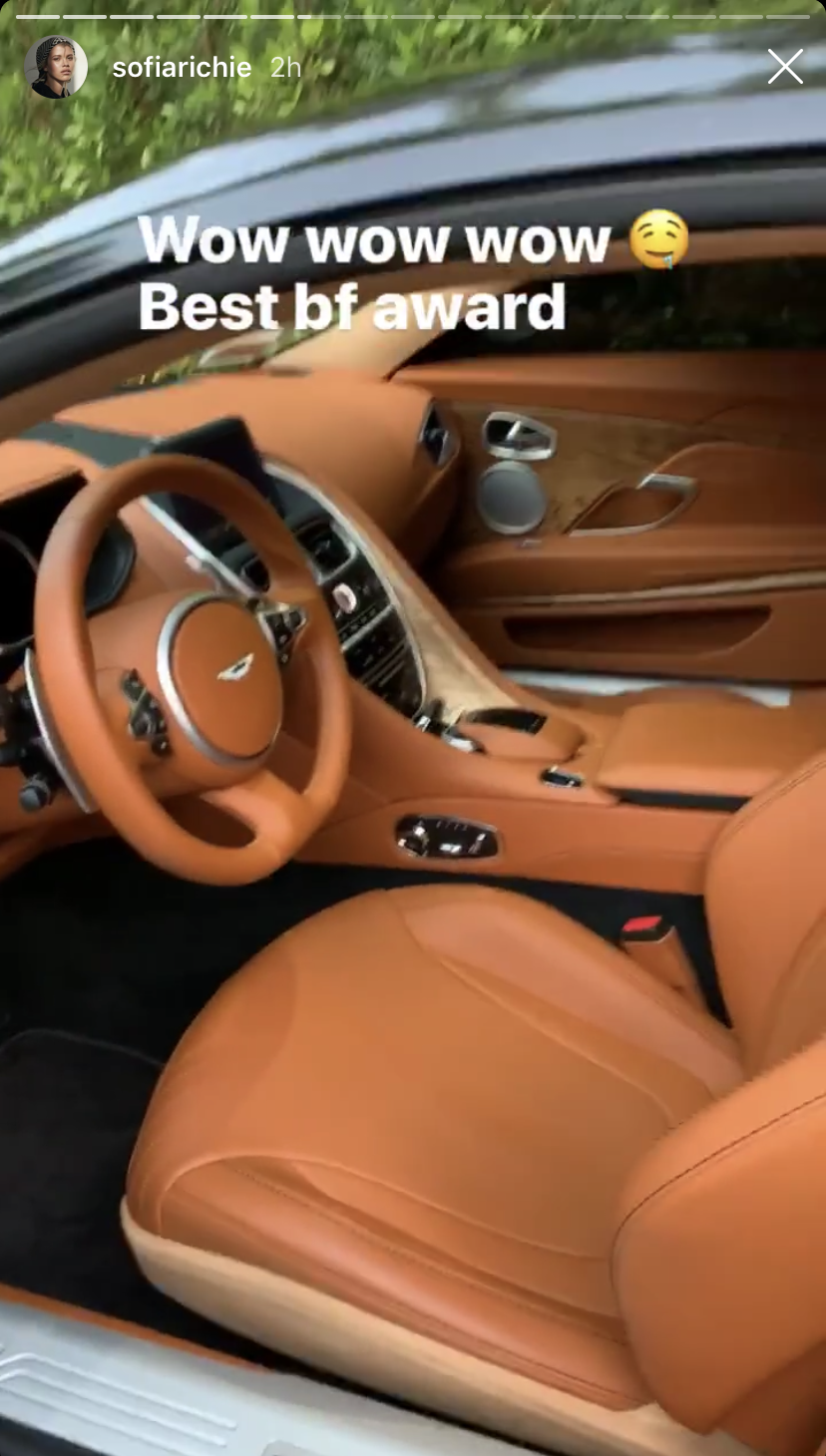 Sofia Richie New Car