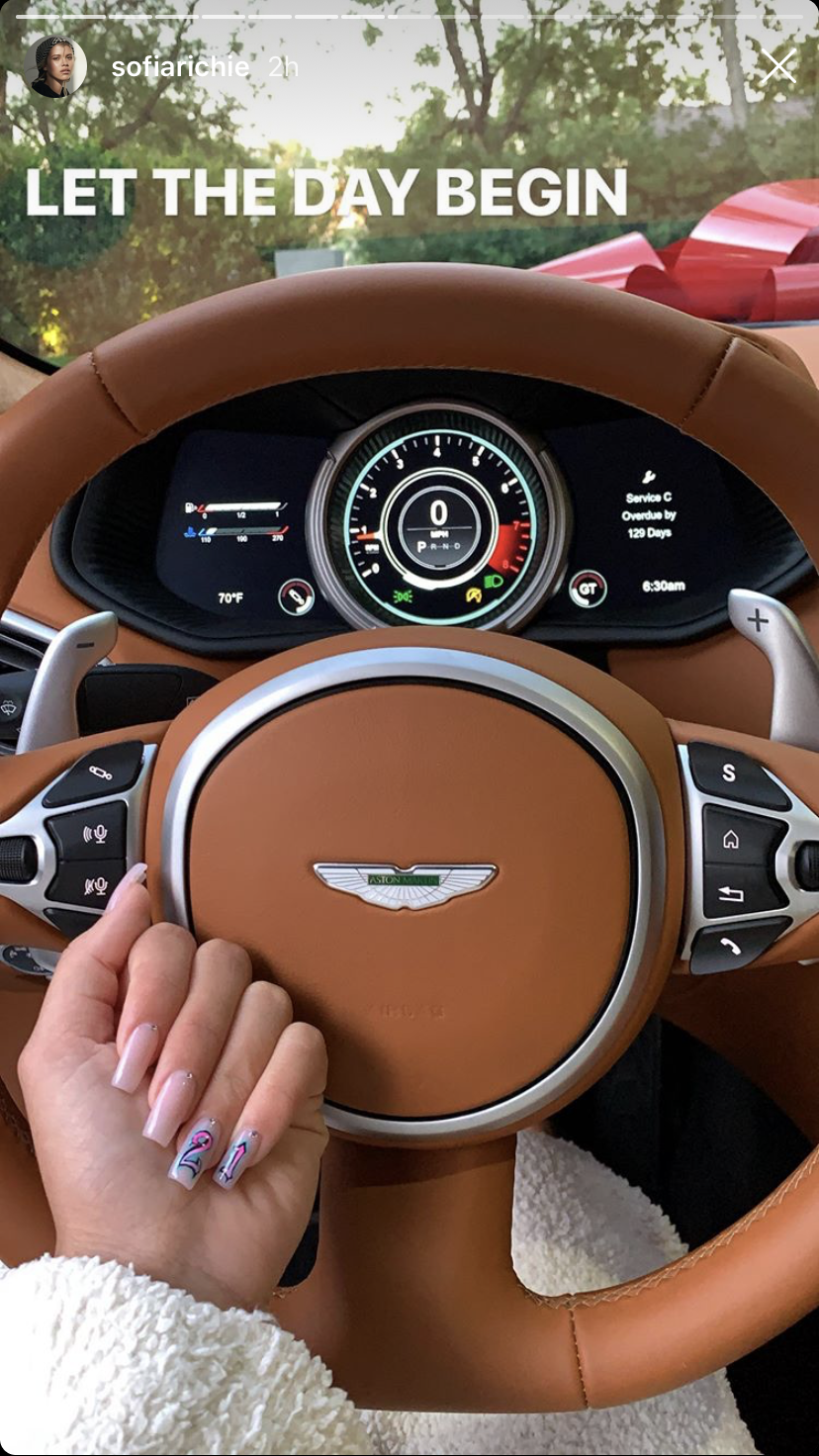 Sofia Richie New Car