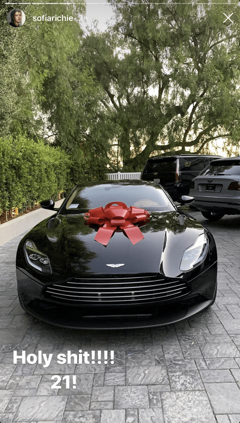 Sofia Richie New Car