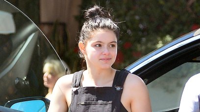 Ariel Winter overalls Lunch Beverly Hills