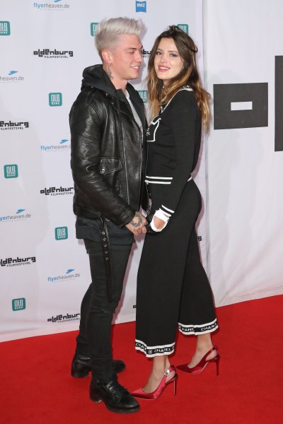 Benjamin Mascolo and Bella Thorne pack on the PDA on the red carpet of the Oldenburg Film Festival