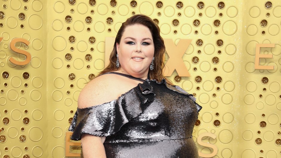 Chrissy Metz Wearing a Metallic Dress at the Emmys