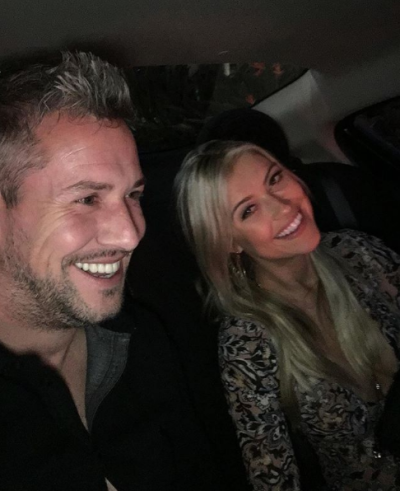 Ant and Christina Anstead in a Car