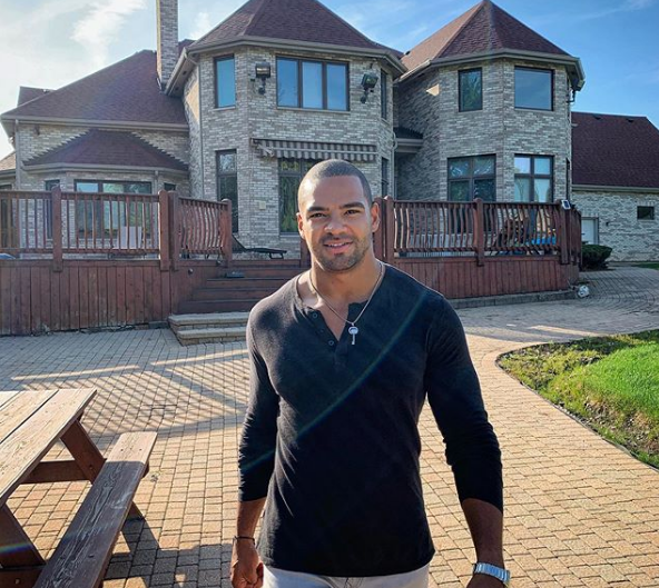 Clay Harbour Outside of His House on IG
