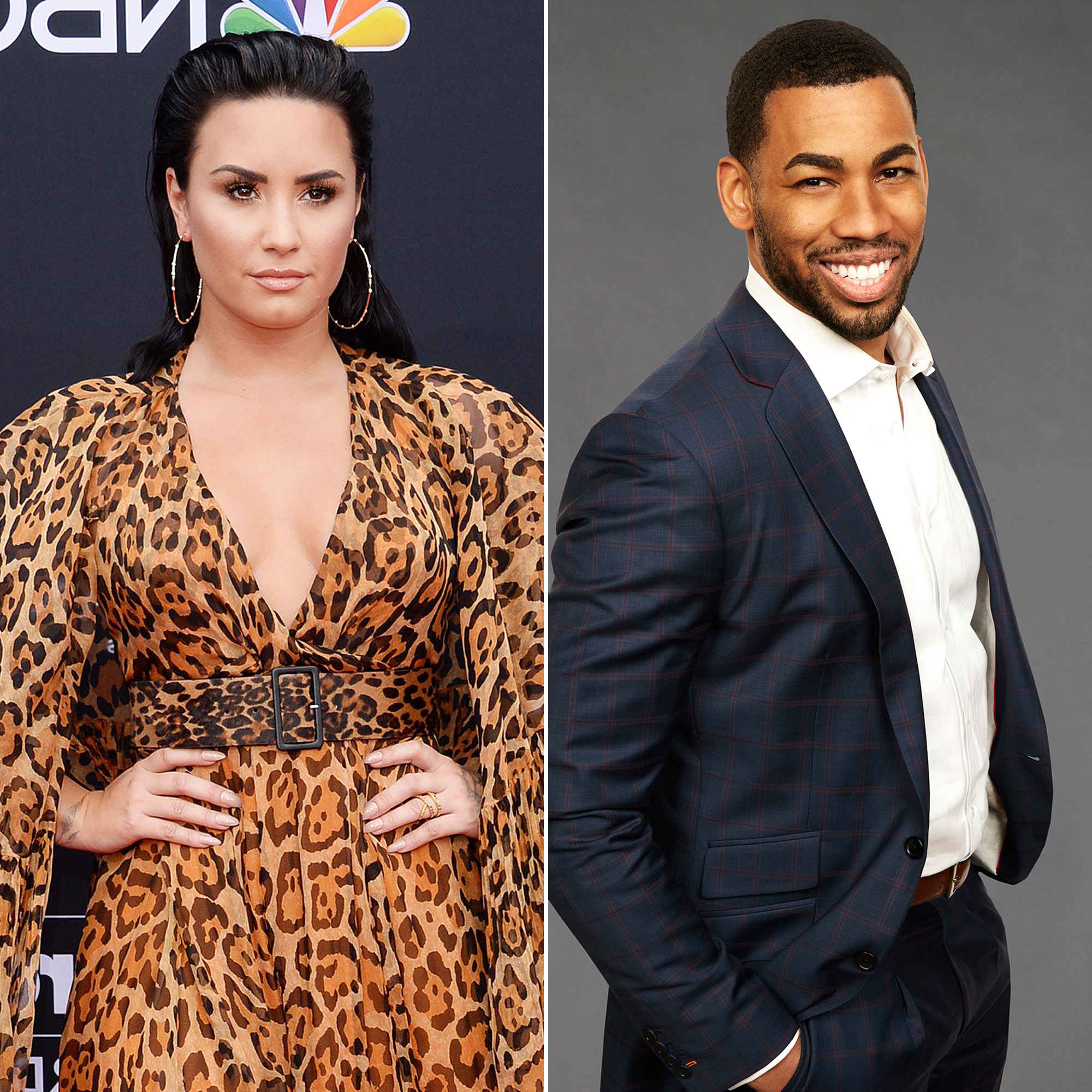 Demi Lovato Bachelorette Mike Johnson Flirty