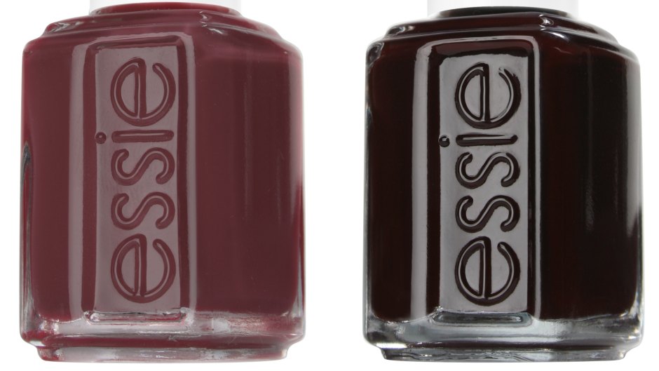 Essie nail polishes in the shades "Bordeaux" and "Wicked"