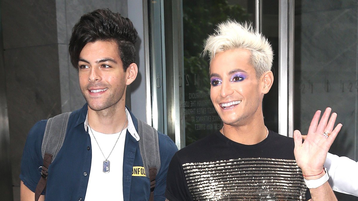Frankie Grande and his Boyfriend Hale Leon Posing
