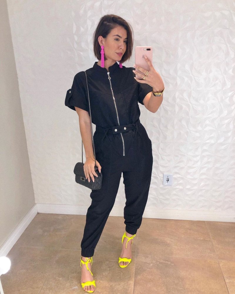 Geo Chaves Wears Jumpsuit