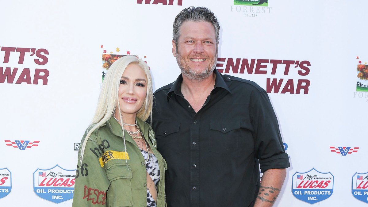 Gwen Stefani and Blake Shelton at the 'Bennett's War' film premiere