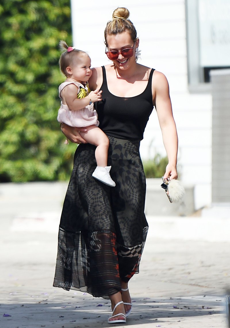 Hilary Duff Baby Banks Beauty Spa