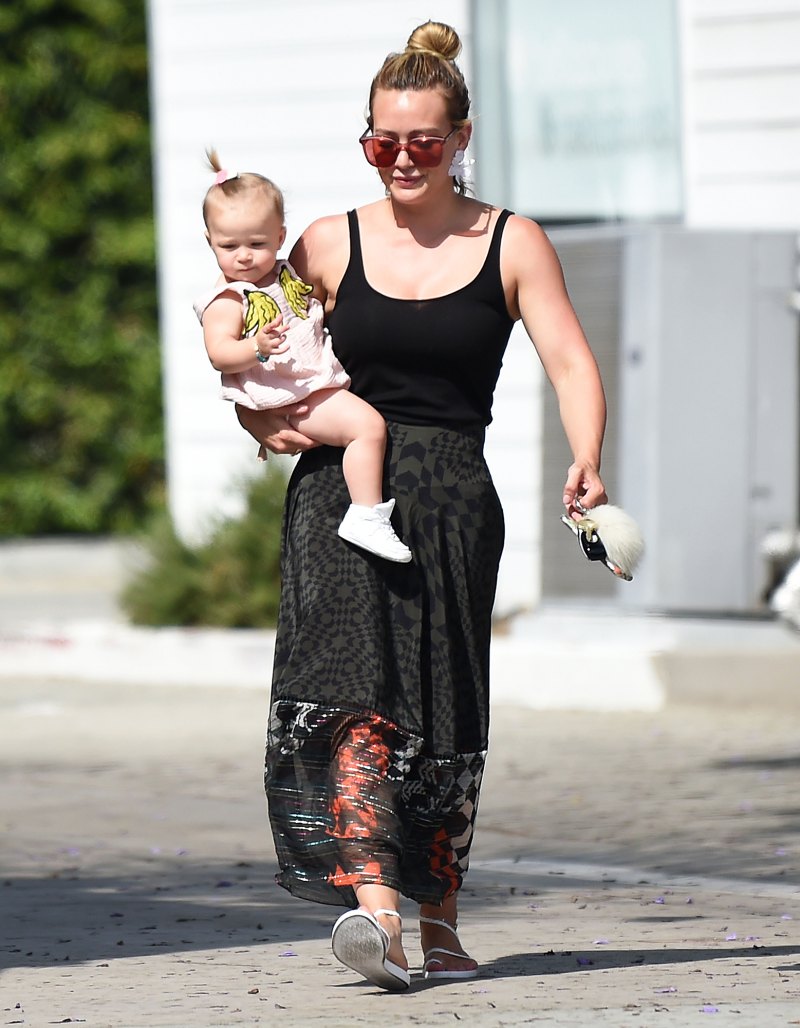 Hilary Duff Baby Banks Beauty Spa