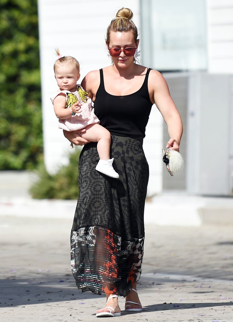 Hilary Duff Baby Banks Beauty Spa