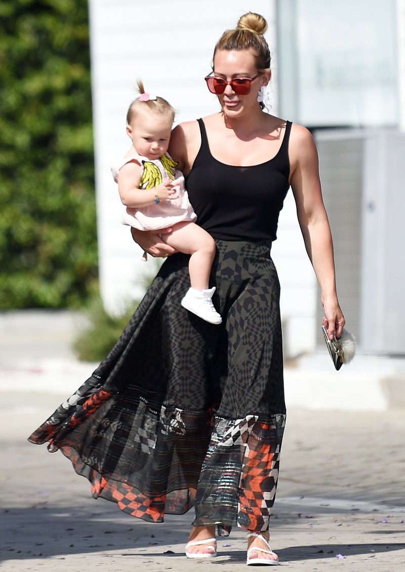 Hilary Duff Baby Banks Beauty Spa