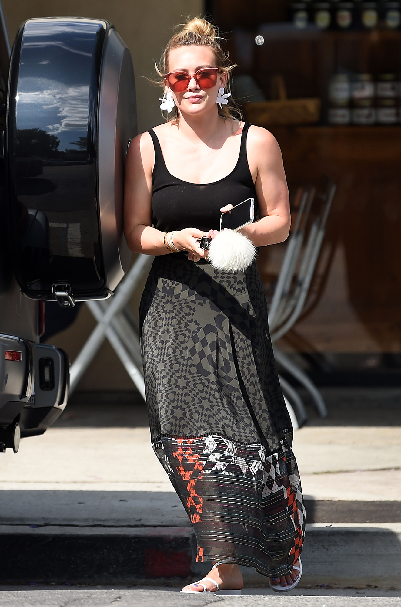 Hilary Duff Baby Banks Beauty Spa