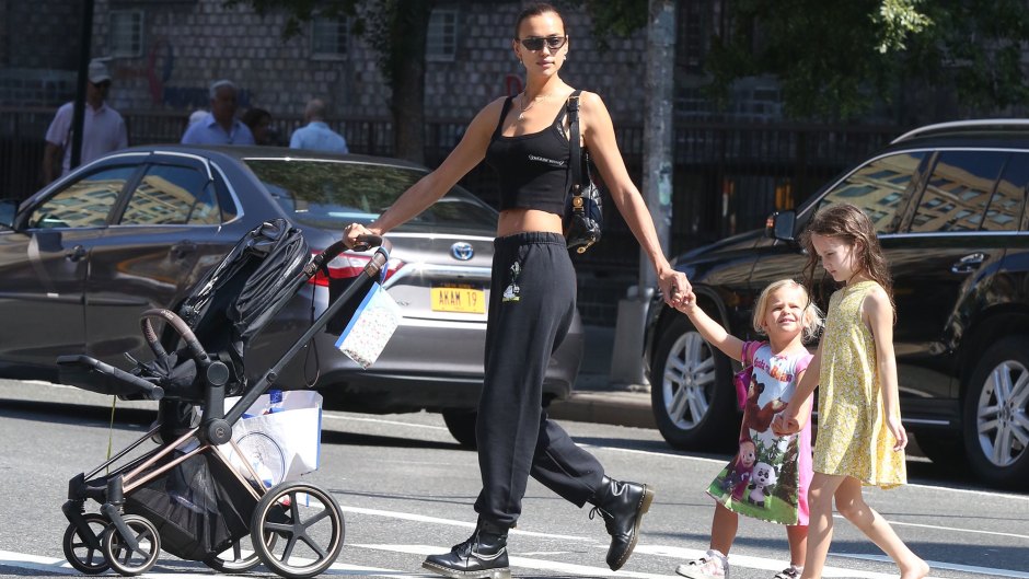 Irina Shayk Shows Off Her Toned Tummy (and Adorable Daughter!) During a Sunday Stroll in NYC
