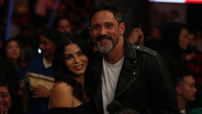 Jenna Dewan and Steve Kazee at WWE'S Monday Night Raw